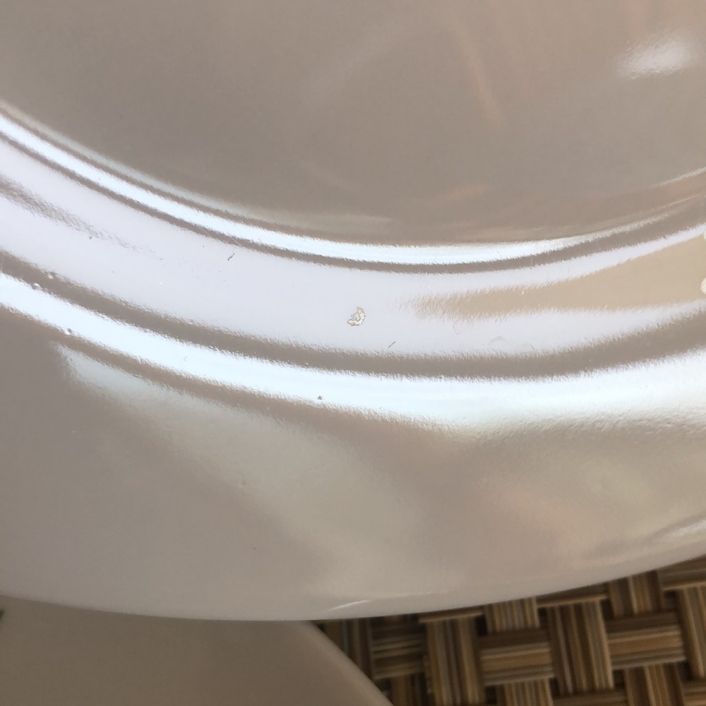 Pier 1 KUI HUA Set Of Five Salad Luncheon Plates MCM Starburst Atomic Style - Picture 9 of 10